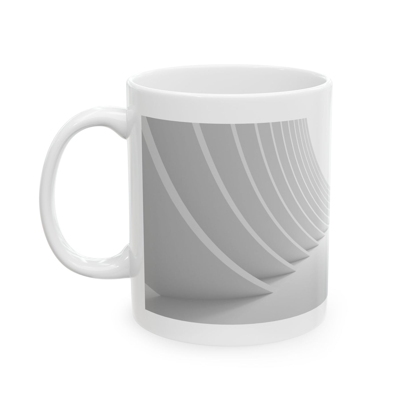 Modern Minimalist Ceramic Mug - Elegant Design for Home or Office
