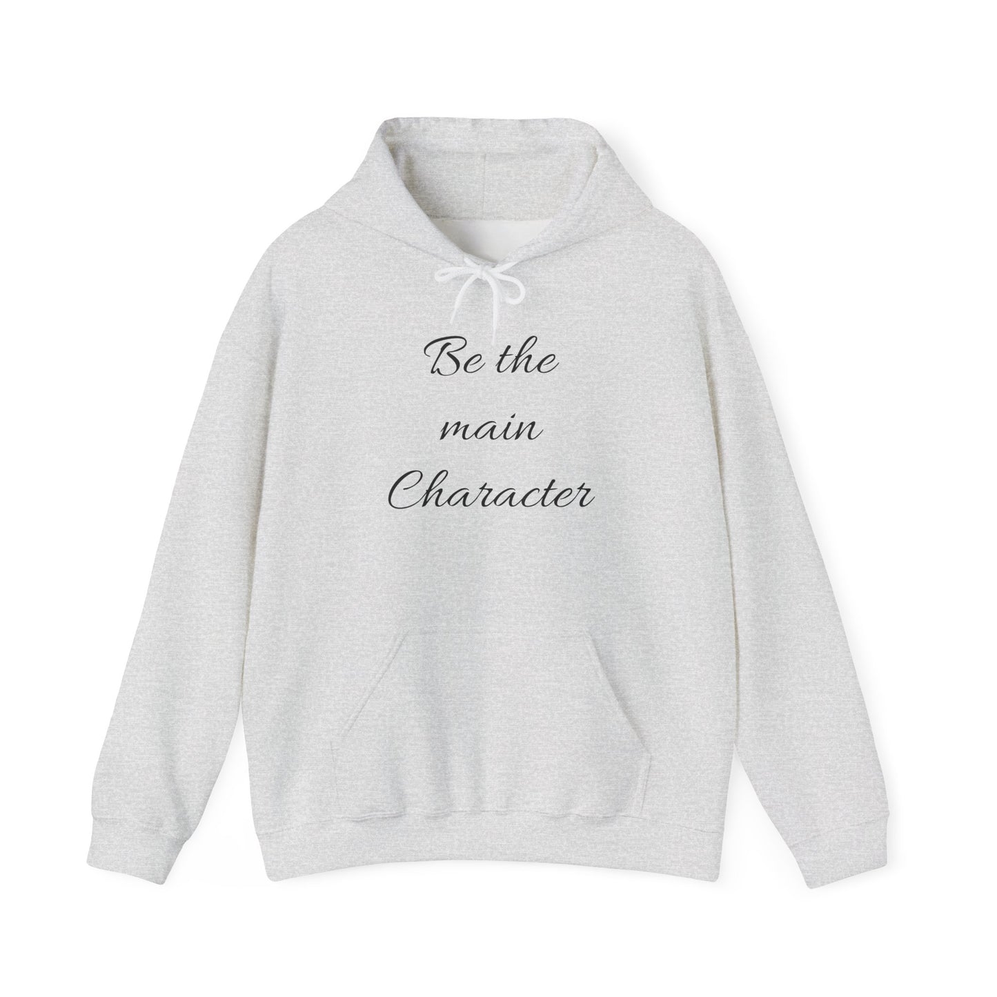 Unisex Hooded Sweatshirt - Be the Main Character - Pitbull Dogs High Fiving Design