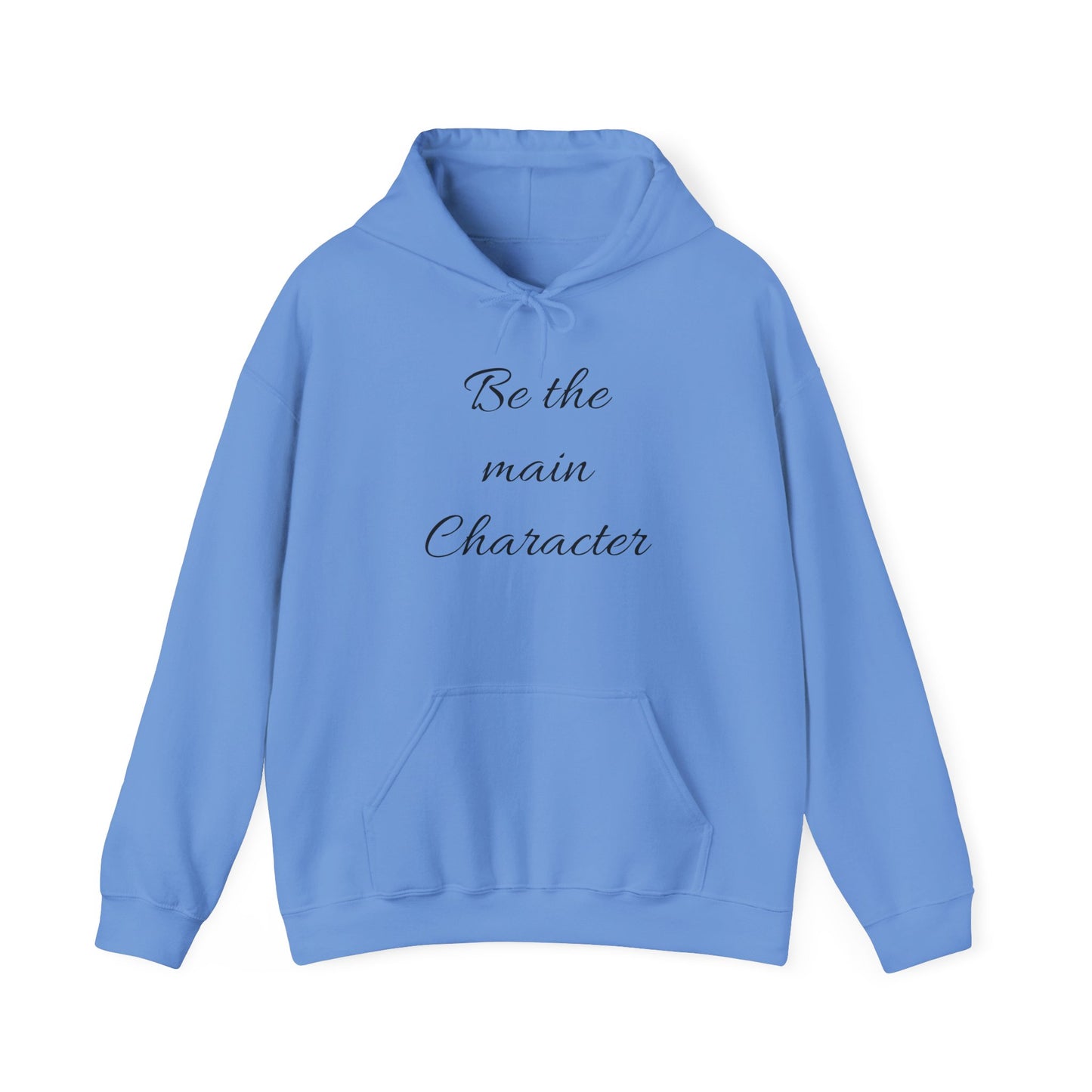 Unisex Hooded Sweatshirt - Be the Main Character - Pitbull Dogs High Fiving Design