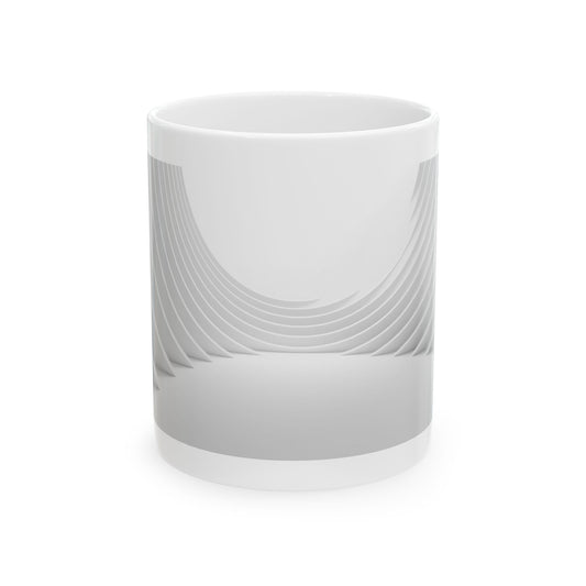 Modern Minimalist Ceramic Mug - Elegant Design for Home or Office