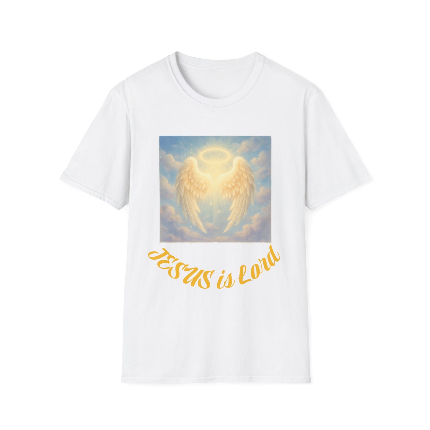 Angelic Jesus is Lord T-Shirt | Faith-Based Apparel, Christian T-Shirt, Spiritual Gift, Religious Clothing, Inspirational Tees