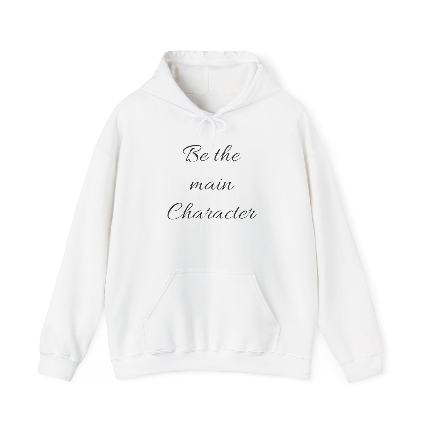 Unisex Hooded Sweatshirt - Be the Main Character - Pitbull Dogs High Fiving Design