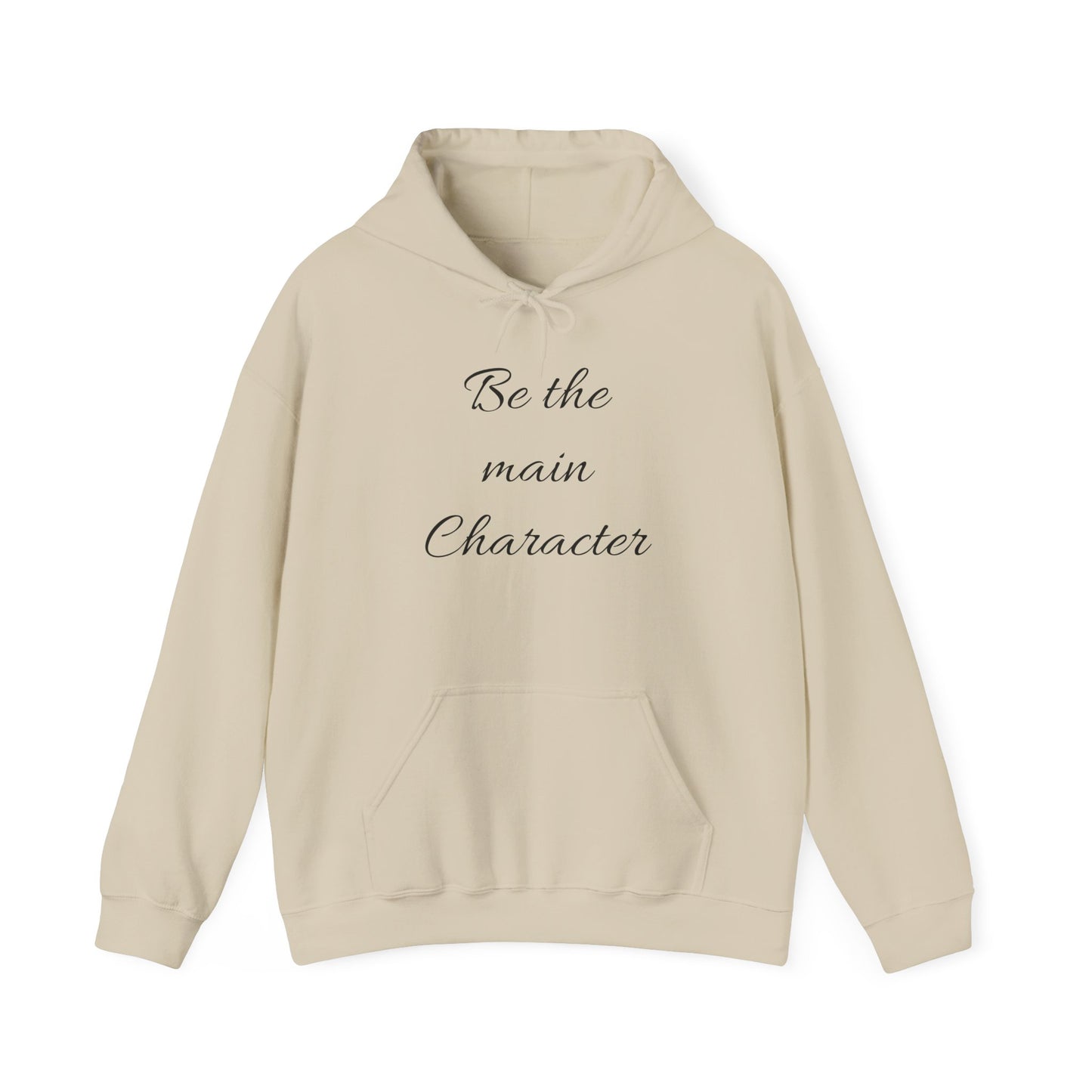 Unisex Hooded Sweatshirt - Be the Main Character - Pitbull Dogs High Fiving Design