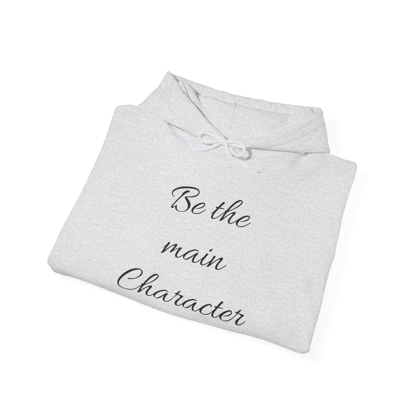 Unisex Hooded Sweatshirt - Be the Main Character - Pitbull Dogs High Fiving Design