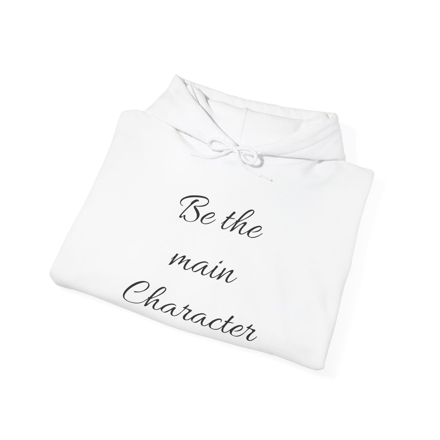 Unisex Hooded Sweatshirt - Be the Main Character - Pitbull Dogs High Fiving Design