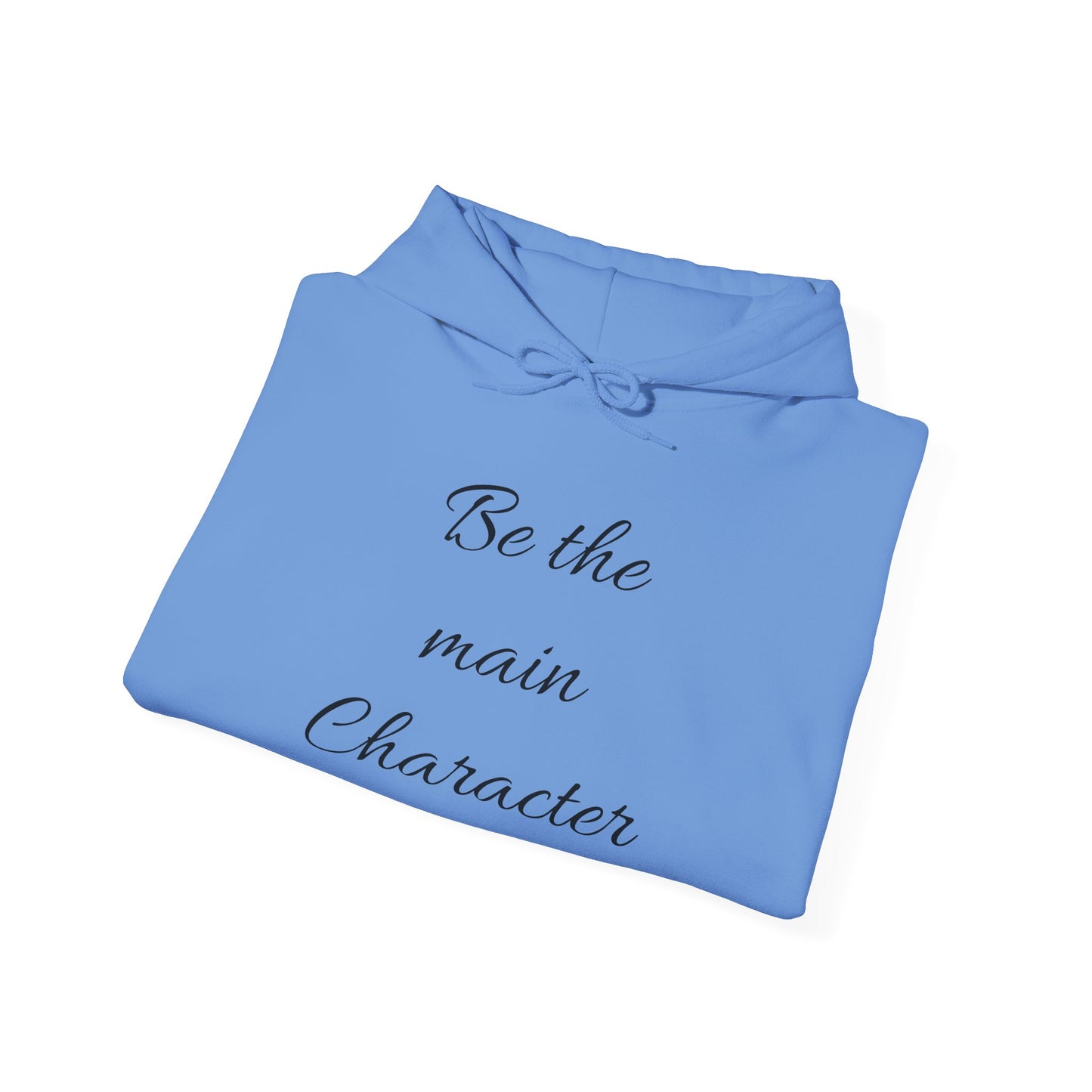 Unisex Hooded Sweatshirt - Be the Main Character - Pitbull Dogs High Fiving Design
