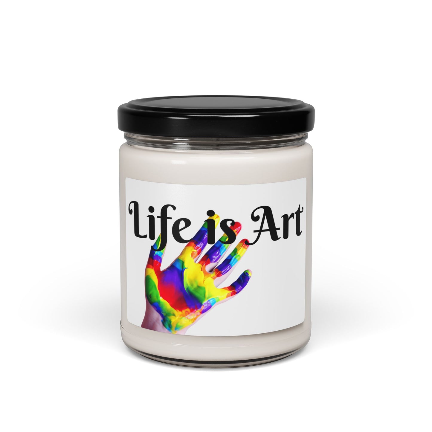 Colorful Life is Art Scented Soy Candle - 9oz