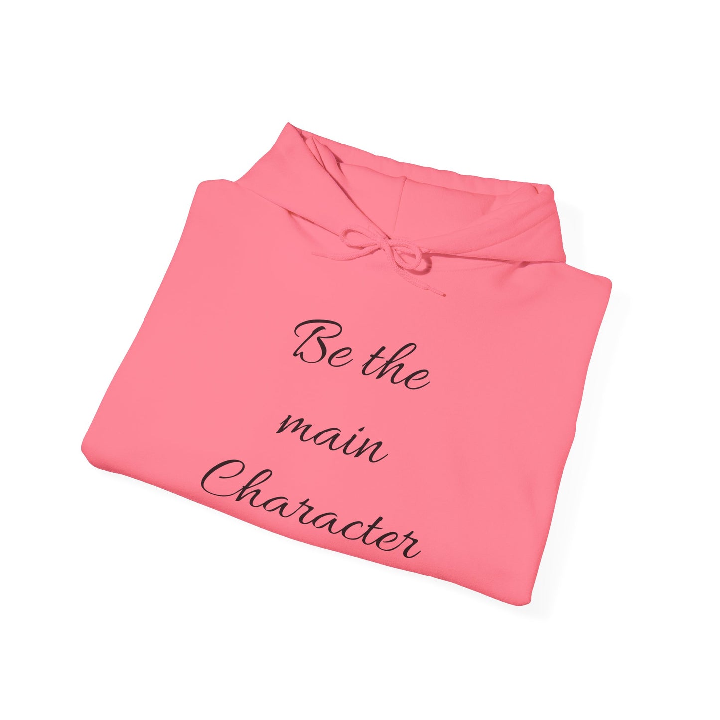 Unisex Hooded Sweatshirt - Be the Main Character - Pitbull Dogs High Fiving Design