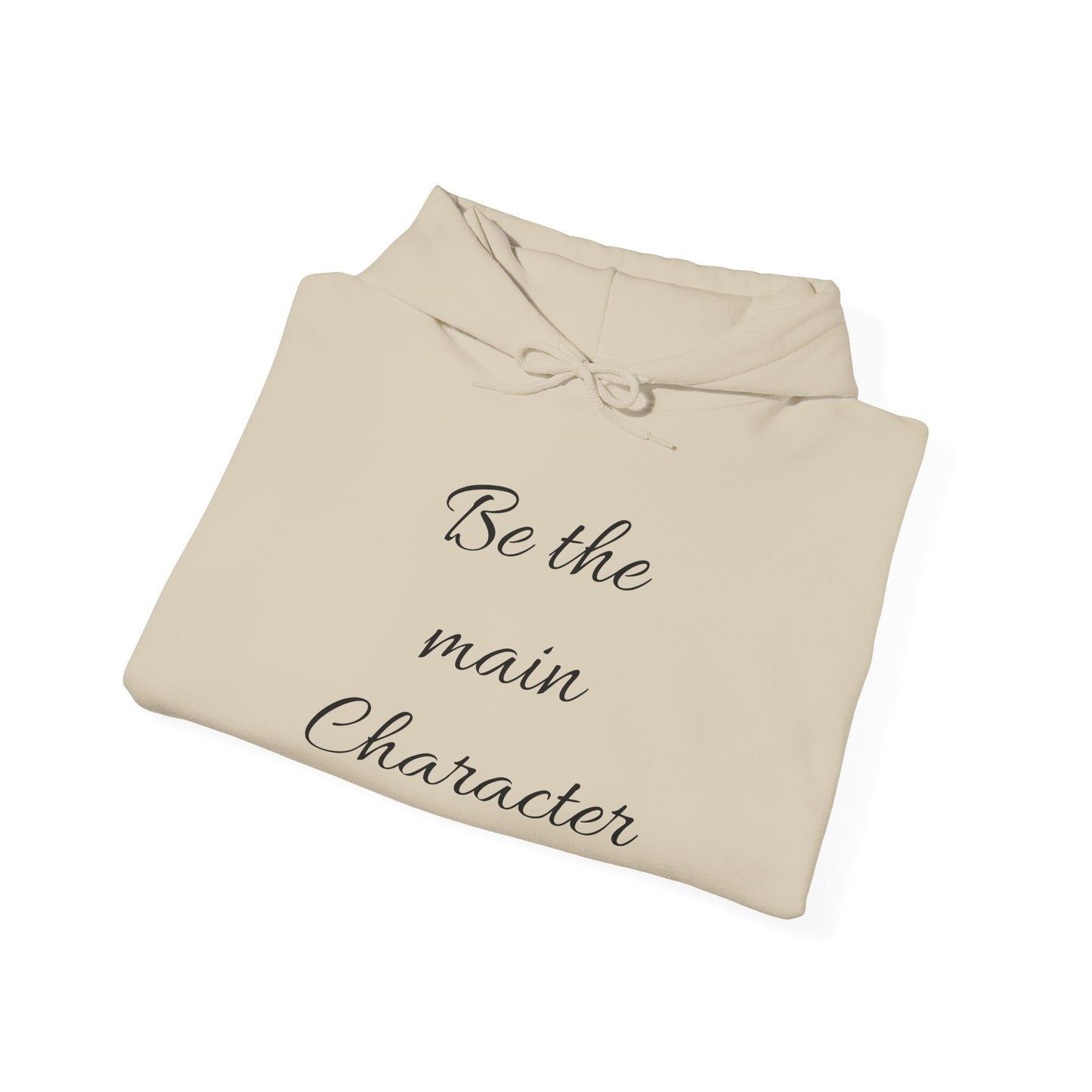 Unisex Hooded Sweatshirt - Be the Main Character - Pitbull Dogs High Fiving Design