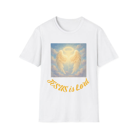 Angelic Jesus is Lord T-Shirt | Faith-Based Apparel, Christian T-Shirt, Spiritual Gift, Religious Clothing, Inspirational Tees
